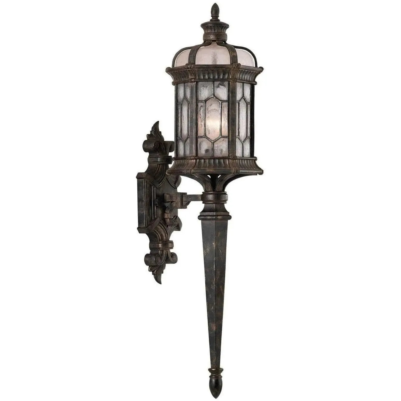 Fine Art Handcrafted Lighting - Devonshire 32-Inch One Light Outdoor Wall Mount - 414681-1ST | Montreal Lighting & Hardware