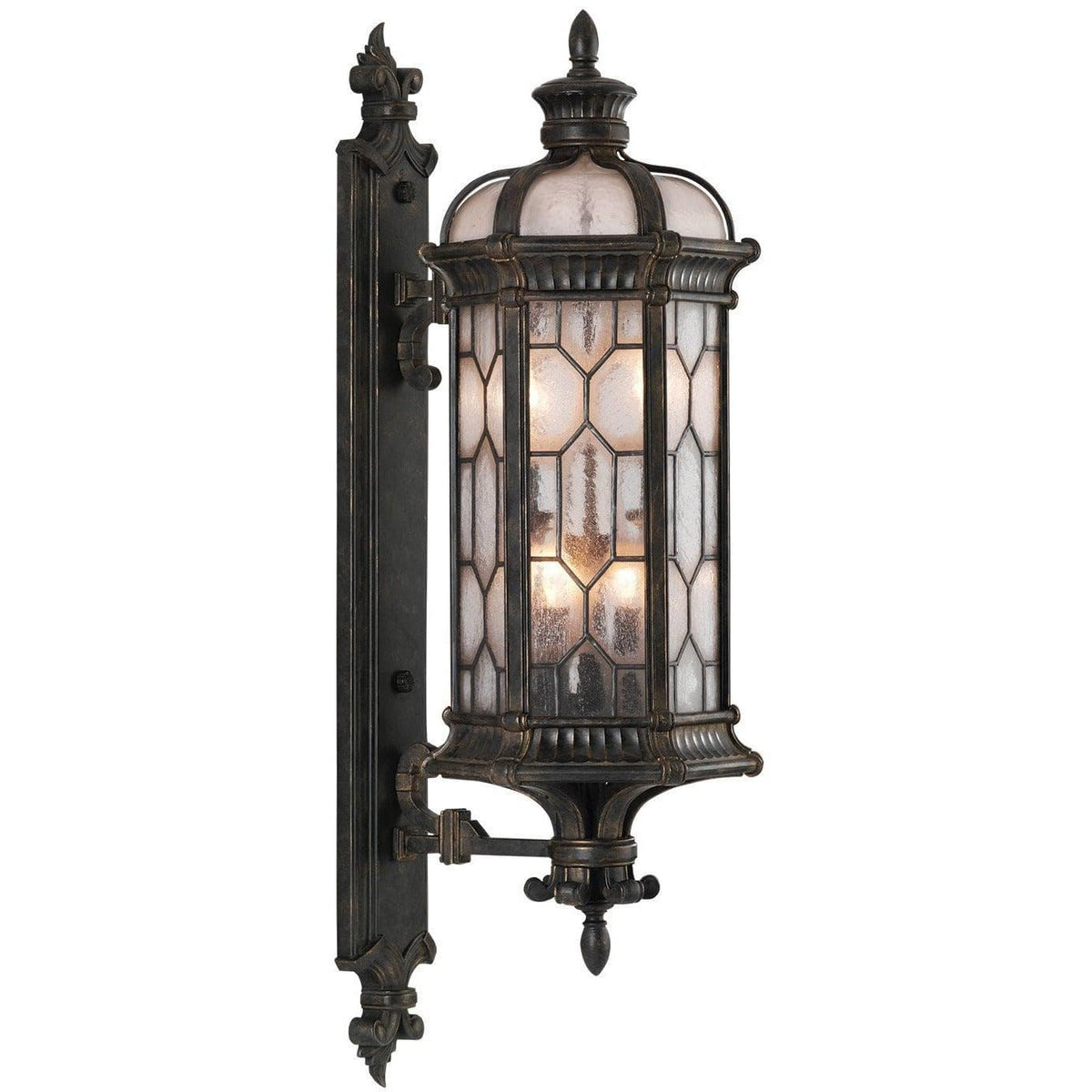 Fine Art Handcrafted Lighting - Devonshire 39-Inch Four Light Outdoor Wall Mount - 413981-1ST | Montreal Lighting & Hardware
