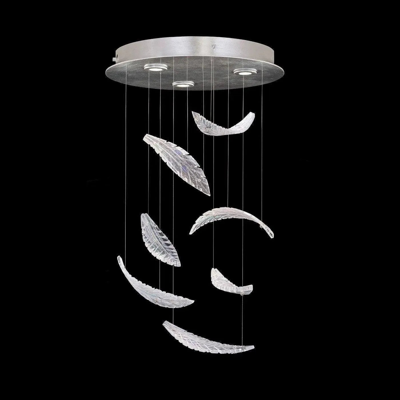 Fine Art Handcrafted Lighting - Elevate 18-Inch Three Light Pendant - 895640-111ST | Montreal Lighting & Hardware