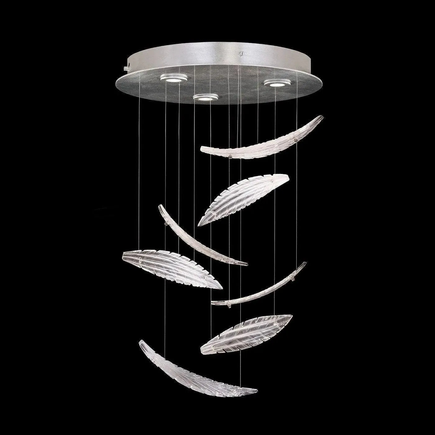 Fine Art Handcrafted Lighting - Elevate 18-Inch Three Light Pendant - 895640-121ST | Montreal Lighting & Hardware
