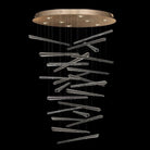 Fine Art Handcrafted Lighting - Elevate 32-Inch Eight Light Pendant - 895840-241ST | Montreal Lighting & Hardware