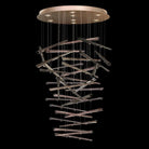 Fine Art Handcrafted Lighting - Elevate 32-Inch Eight Light Pendant - 895840-251ST | Montreal Lighting & Hardware