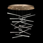 Fine Art Handcrafted Lighting - Elevate 34-Inch Eight Light Pendant - 895840-132ST | Montreal Lighting & Hardware