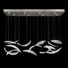 Fine Art Handcrafted Lighting - Elevate 54-Inch Eight Light Pendant - 894840-112ST | Montreal Lighting & Hardware