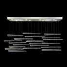 Fine Art Handcrafted Lighting - Elevate 54-Inch Eight Light Pendant - 894840-142ST | Montreal Lighting & Hardware