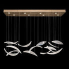 Fine Art Handcrafted Lighting - Elevate 54-Inch Eight Light Pendant - 894840-212ST | Montreal Lighting & Hardware