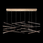 Fine Art Handcrafted Lighting - Elevate 54-Inch Eight Light Pendant - 894840-252ST | Montreal Lighting & Hardware