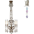 Fine Art Handcrafted Lighting - Encased Gems 27-Inch Five Light Chandelier - 719440-1ST | Montreal Lighting & Hardware