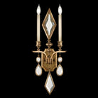Fine Art Handcrafted Lighting - Encased Gems 29-Inch Two Light Wall Sconce - 718150-1ST | Montreal Lighting & Hardware