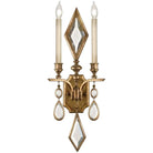 Fine Art Handcrafted Lighting - Encased Gems 29-Inch Two Light Wall Sconce - 729150-3ST | Montreal Lighting & Hardware