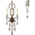 Fine Art Handcrafted Lighting - Encased Gems 49-Inch Three Light Wall Sconce - 726950-1ST | Montreal Lighting & Hardware
