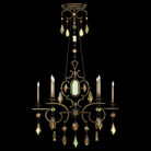 Fine Art Handcrafted Lighting - Encased Gems 50-Inch Six Light Chandelier - 708940-1ST | Montreal Lighting & Hardware