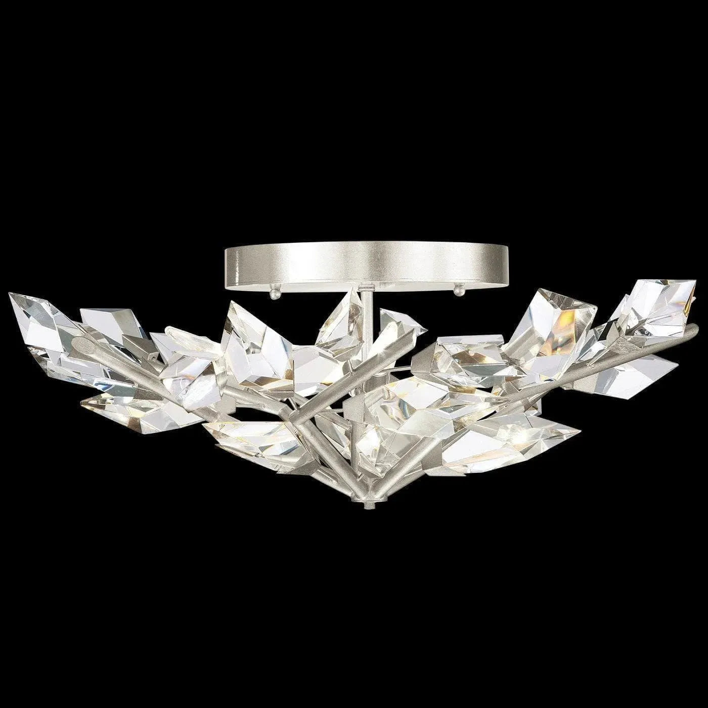 Fine Art Handcrafted Lighting - Foret 31-Inch Four Light Semi-Flush Mount - 908740-1ST | Montreal Lighting & Hardware