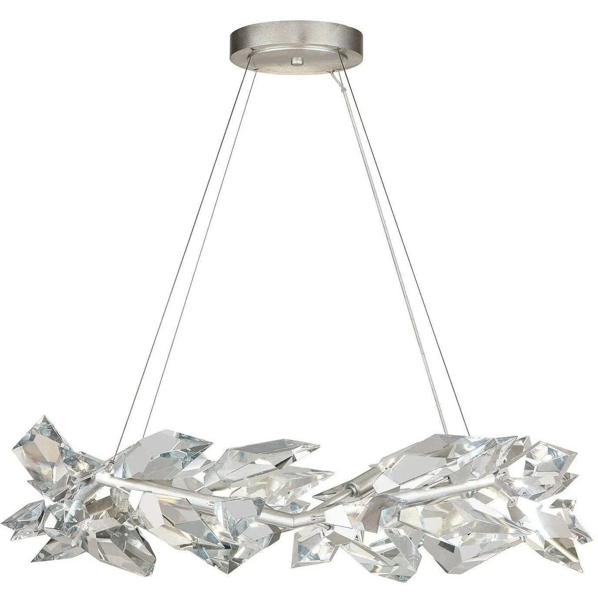 Fine Art Handcrafted Lighting - Foret 34-Inch Eight Light Pendant - 902640-1ST | Montreal Lighting & Hardware