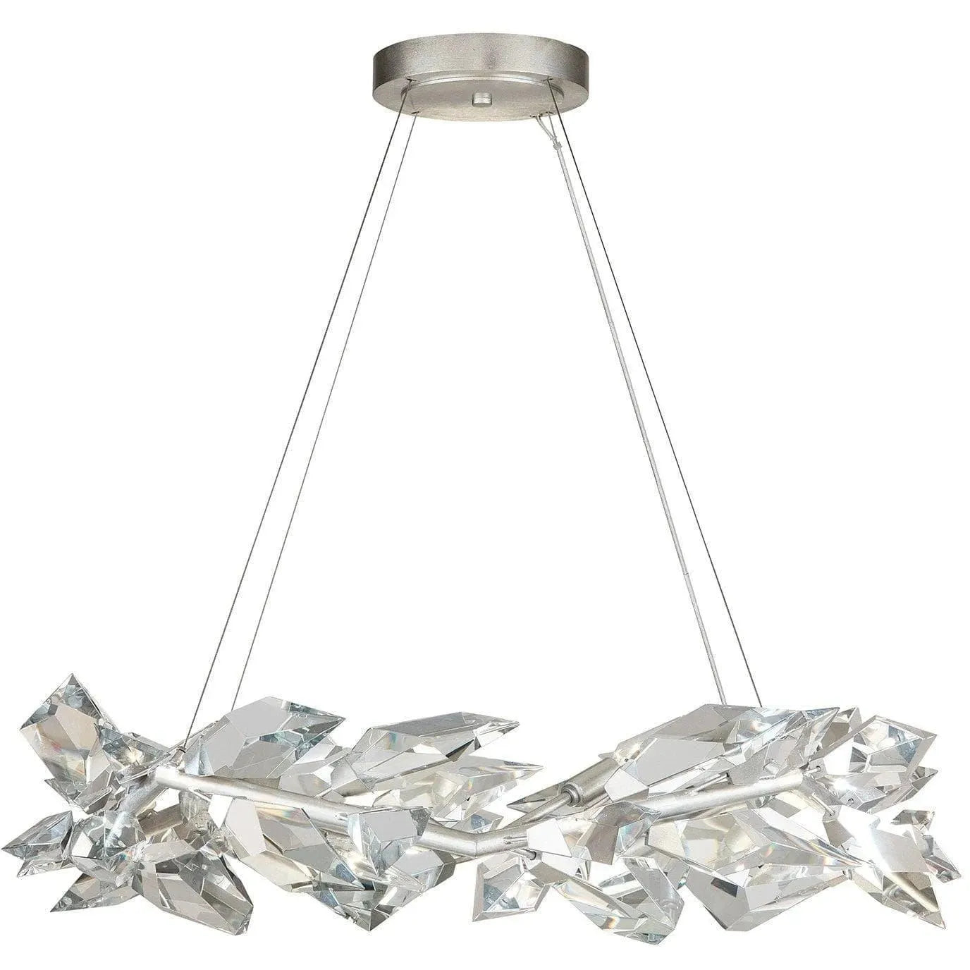 Fine Art Handcrafted Lighting - Foret 34-Inch Eight Light Pendant - 902640-1ST | Montreal Lighting & Hardware