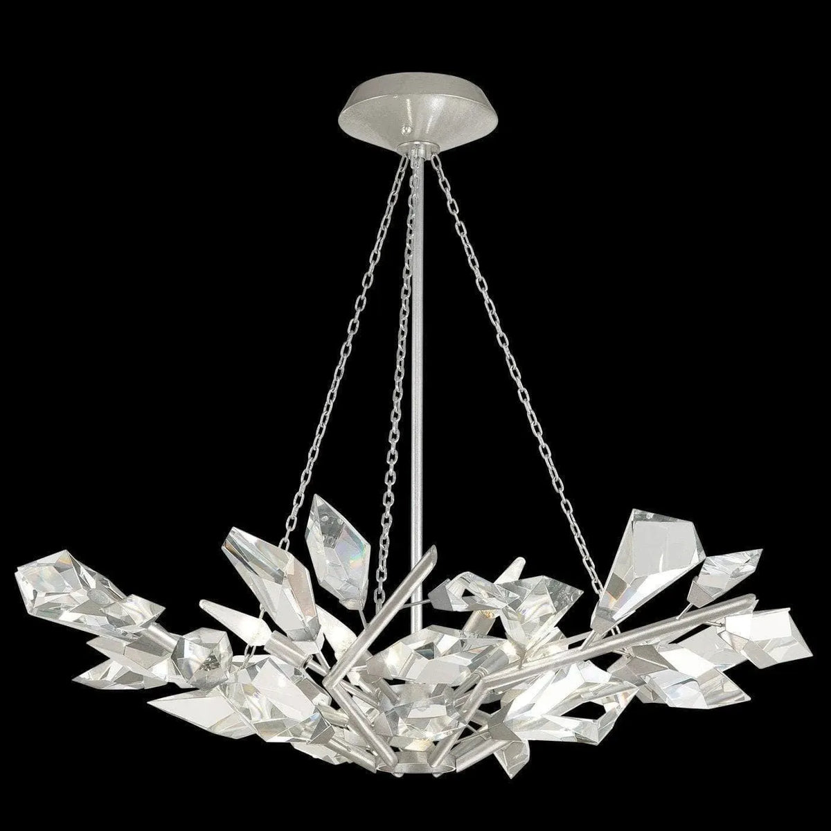 Fine Art Handcrafted Lighting - Foret 35-Inch Six Light Pendant - 907840-1ST | Montreal Lighting & Hardware
