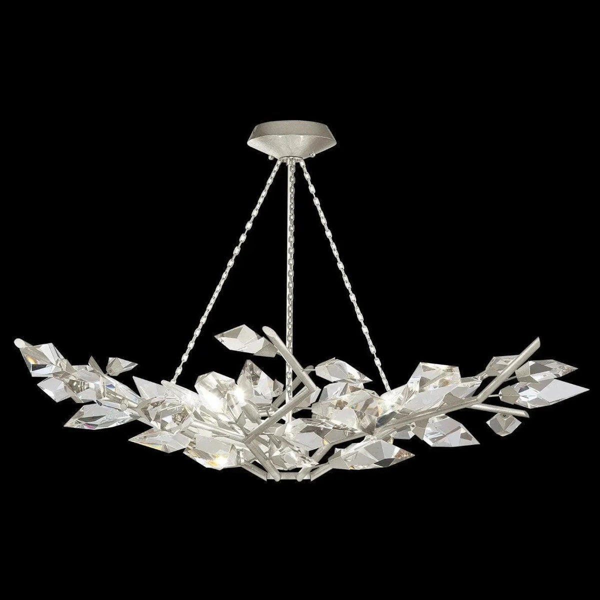 Fine Art Handcrafted Lighting - Foret 46-Inch Six Light Pendant - 909040-1ST | Montreal Lighting & Hardware