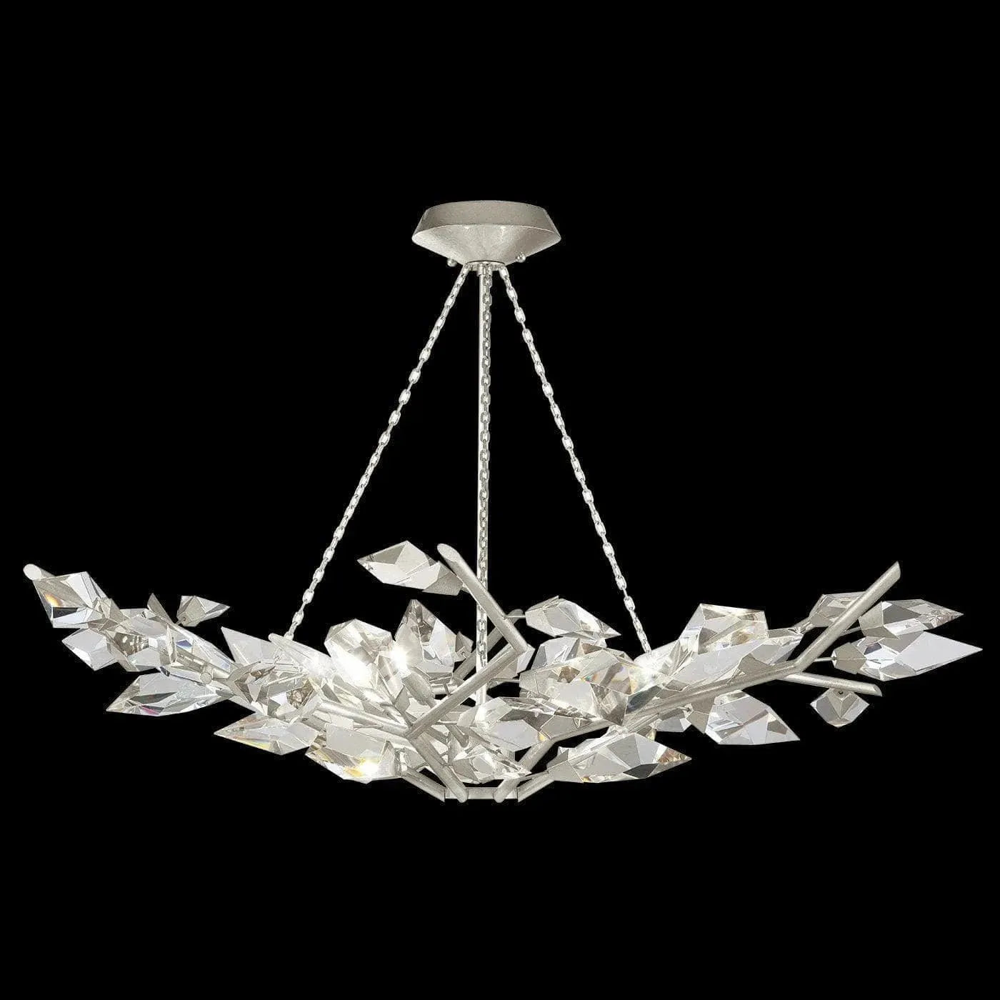Fine Art Handcrafted Lighting - Foret 46-Inch Six Light Pendant - 909040-1ST | Montreal Lighting & Hardware