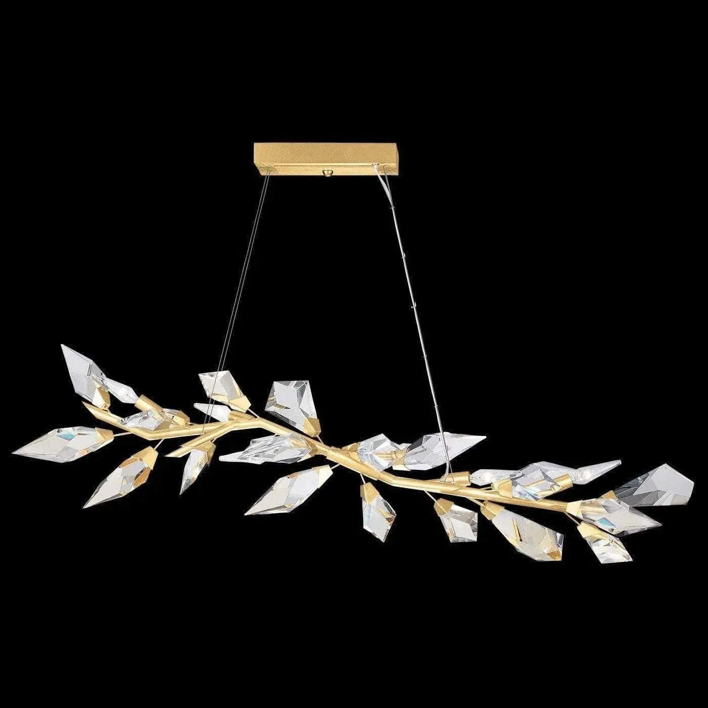 Fine Art Handcrafted Lighting - Foret 47-Inch Six Light Pendant - 908340-2ST | Montreal Lighting & Hardware