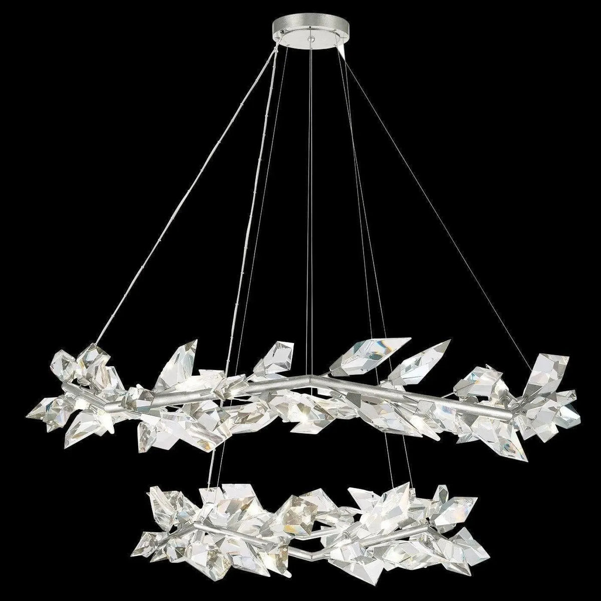Fine Art Handcrafted Lighting - Foret 55-Inch 20 Light Pendant - 909140-1ST | Montreal Lighting & Hardware