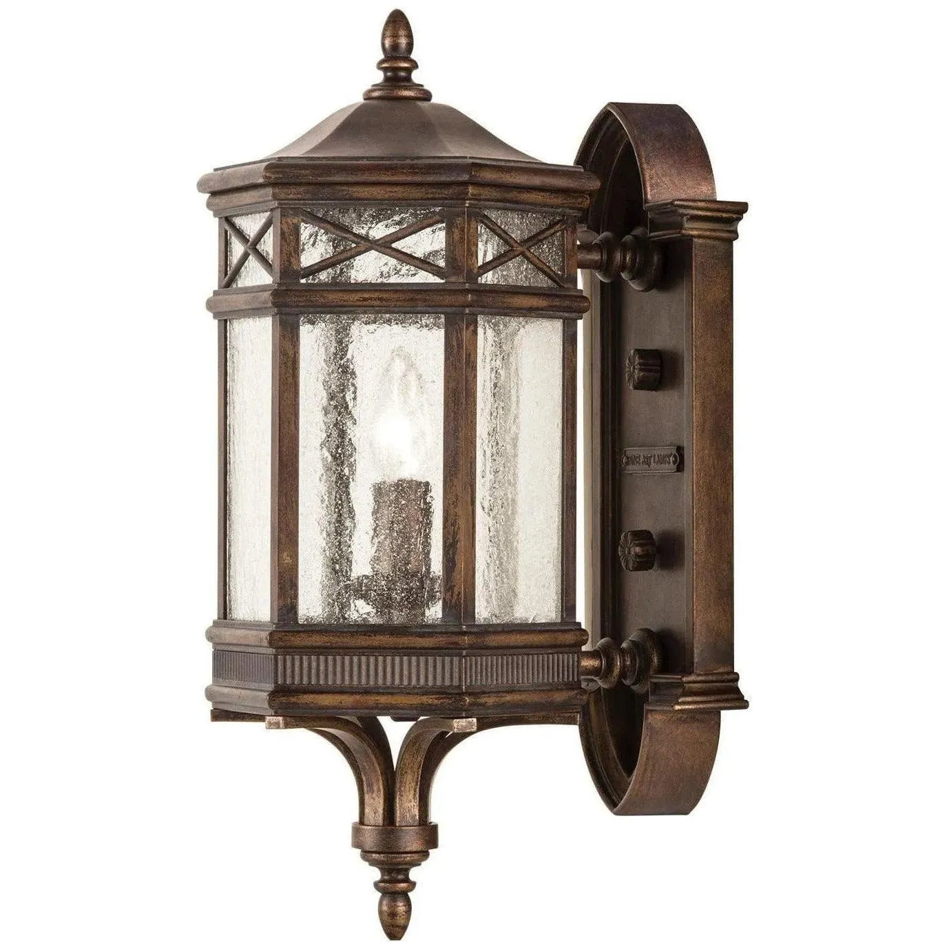 Fine Art Handcrafted Lighting - Holland Park 18-Inch One Light Outdoor Wall Mount - 844881ST | Montreal Lighting & Hardware