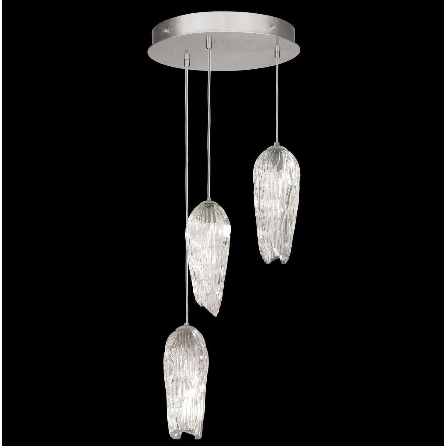Fine Art Handcrafted Lighting - Las Olas 17-Inch Three Light Pendant - 911840-1ST | Montreal Lighting & Hardware