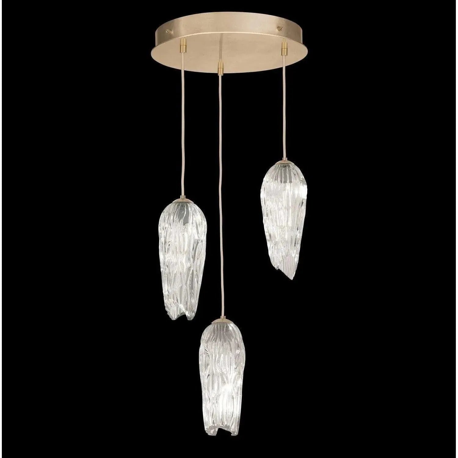 Fine Art Handcrafted Lighting - Las Olas 17-Inch Three Light Pendant - 911840-1ST | Montreal Lighting & Hardware