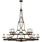 Fine Art Handcrafted Lighting - Liaison 58-Inch 16 Light Chandelier - 860540ST | Montreal Lighting & Hardware
