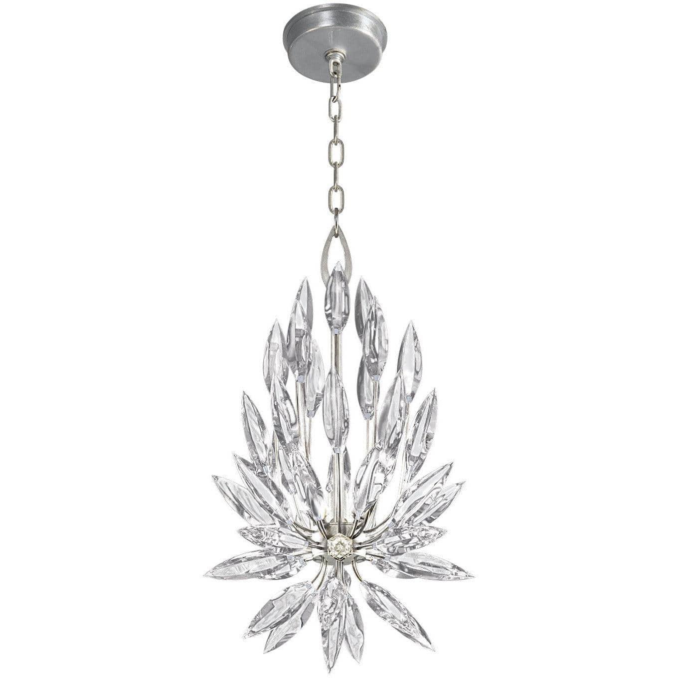 Fine Art Handcrafted Lighting - Lily Buds 12-Inch Three Light Chandelier - 881540ST | Montreal Lighting & Hardware