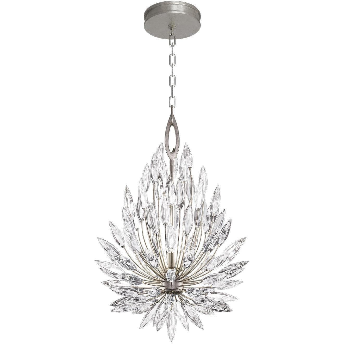 Fine Art Handcrafted Lighting - Lily Buds 19-Inch Three Light Chandelier - 881640ST | Montreal Lighting & Hardware
