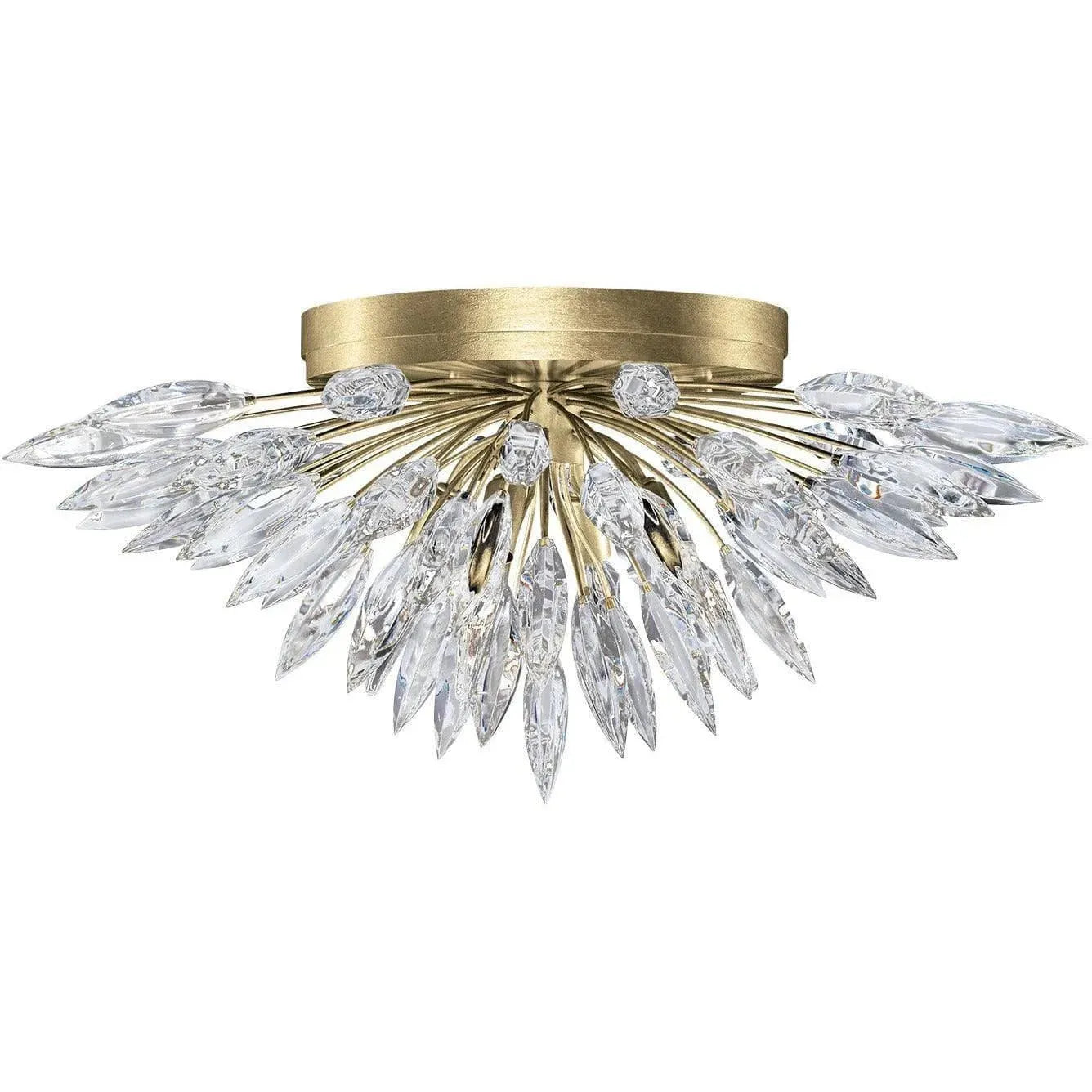 Fine Art Handcrafted Lighting - Lily Buds 26-Inch Four Light Flush Mount - 883640-1ST | Montreal Lighting & Hardware