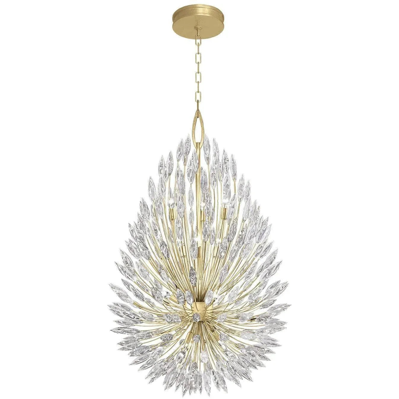 Fine Art Handcrafted Lighting - Lily Buds 33-Inch 12 Light Pendant - 883940-1ST | Montreal Lighting & Hardware