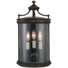 Fine Art Handcrafted Lighting - Louvre 20-Inch Three Light Outdoor Coupe - 539081ST | Montreal Lighting & Hardware