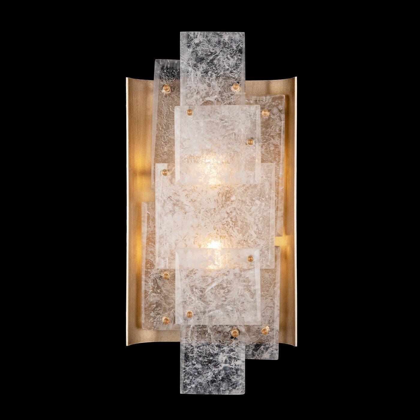 Fine Art Handcrafted Lighting - Lunea 18-Inch Two Light Wall Sconce - 910850-2ST | Montreal Lighting & Hardware