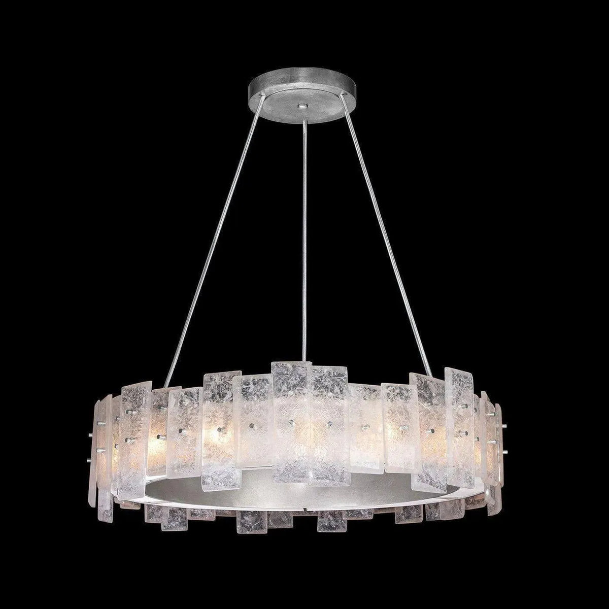 Fine Art Handcrafted Lighting - Lunea 33-Inch 15 Light Pendant - 910340-1ST | Montreal Lighting & Hardware