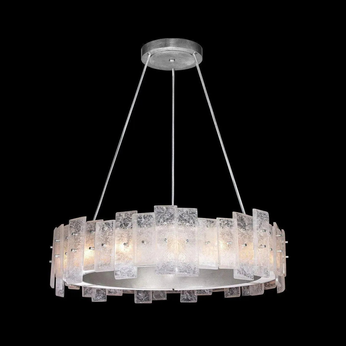 Fine Art Handcrafted Lighting - Lunea 33-Inch 15 Light Pendant - 910340-1ST | Montreal Lighting & Hardware