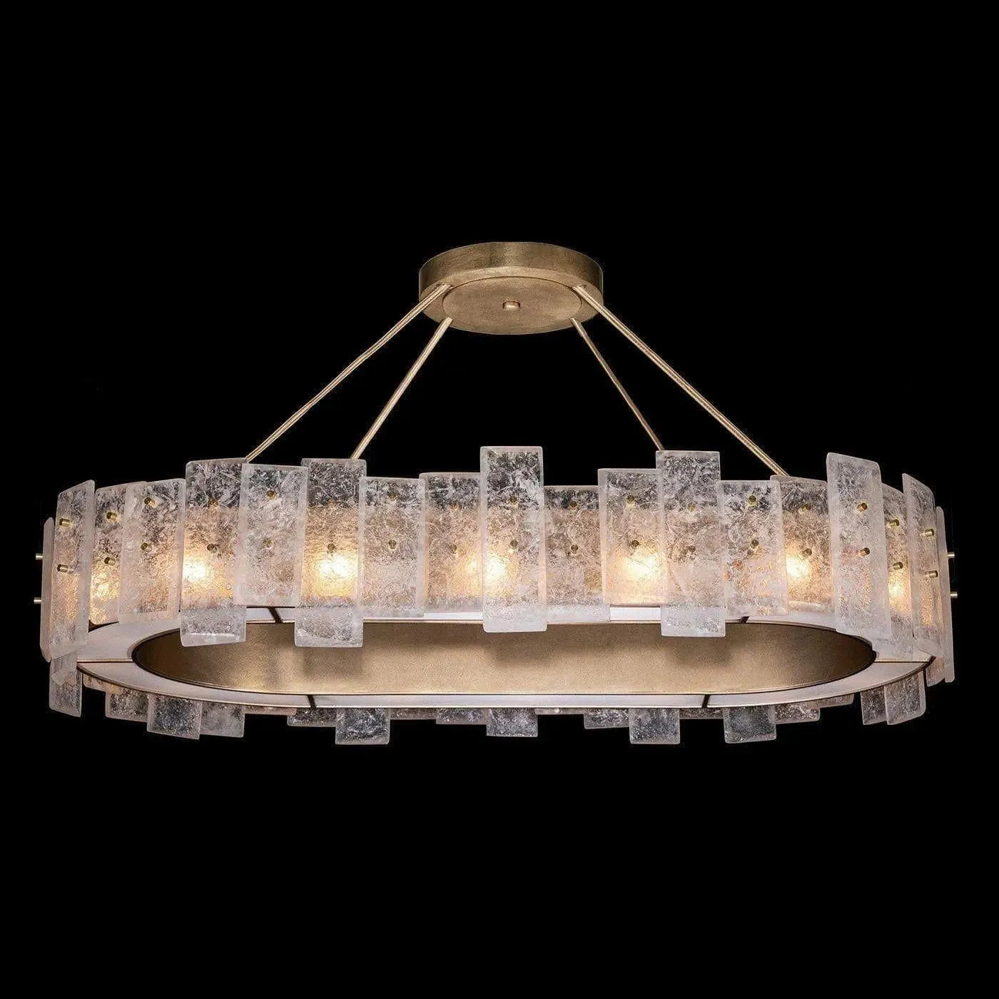 Fine Art Handcrafted Lighting - Lunea 44-Inch 16 Light Pendant - 910540-1ST | Montreal Lighting & Hardware