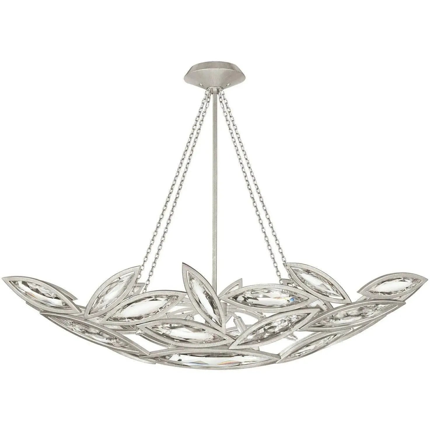Fine Art Handcrafted Lighting - Marquise 50-Inch Seven Light Pendant - 849640-12ST | Montreal Lighting & Hardware