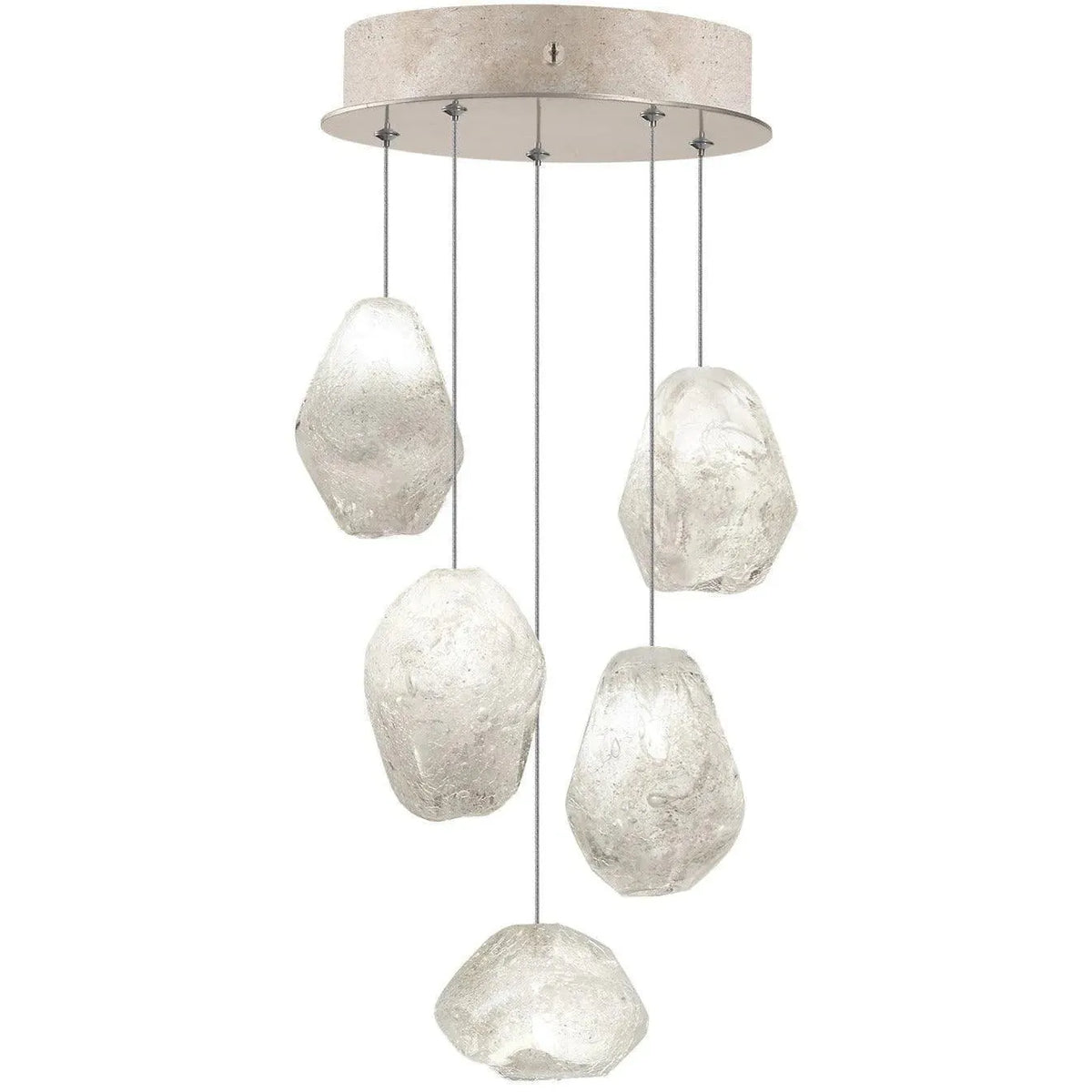 Fine Art Handcrafted Lighting - Natural Inspirations 12-Inch Five Light Pendant - 852440-23LD | Montreal Lighting & Hardware