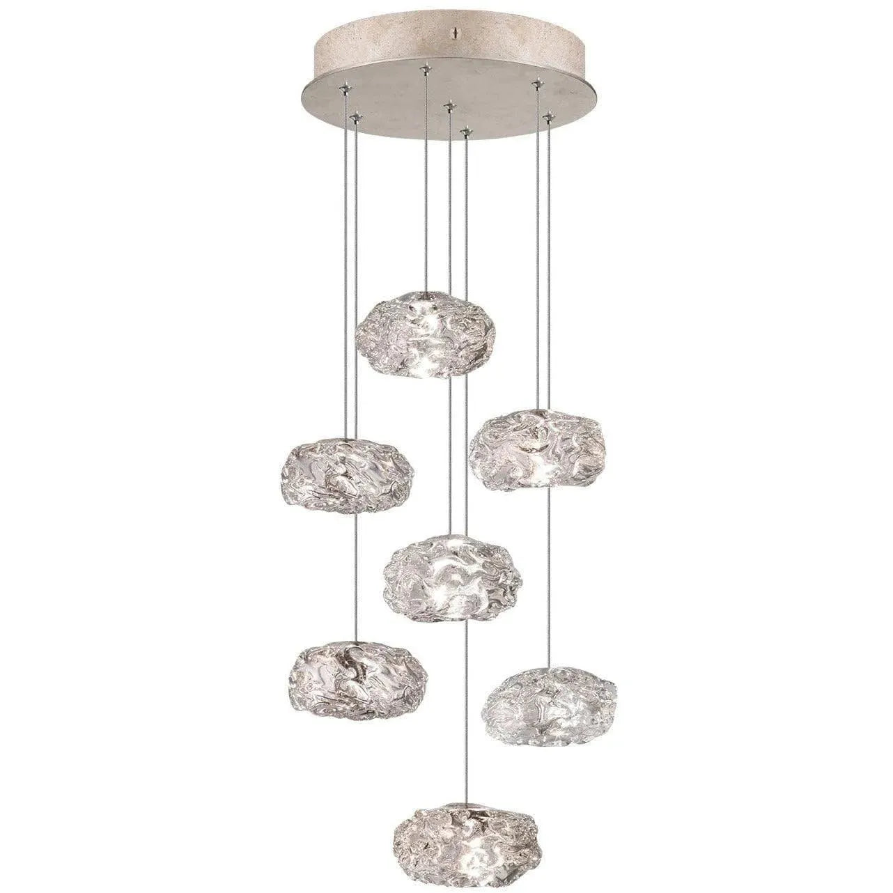 Fine Art Handcrafted Lighting - Natural Inspirations 14-Inch Seven Light Pendant - 852640-21LD | Montreal Lighting & Hardware
