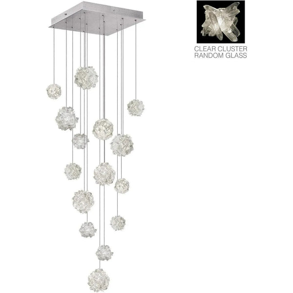 Inspirations naturelles 19 pouces 15 lumières Suspension