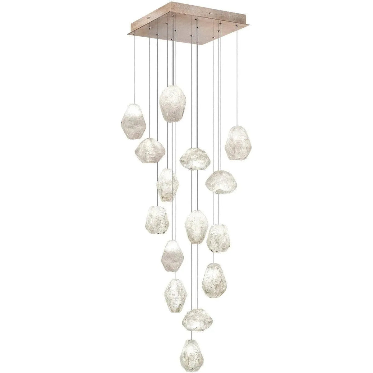 Fine Art Handcrafted Lighting - Natural Inspirations 19-Inch 15 Light Pendant - 853040-23LD | Montreal Lighting & Hardware