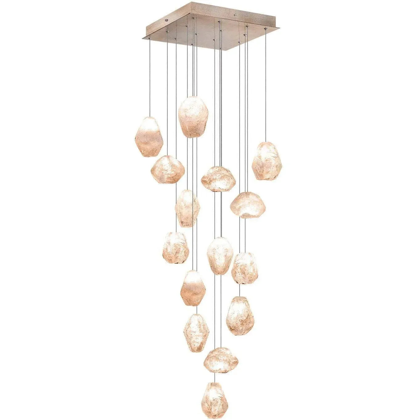 Fine Art Handcrafted Lighting - Natural Inspirations 19-Inch 15 Light Pendant - 853040-24LD | Montreal Lighting & Hardware