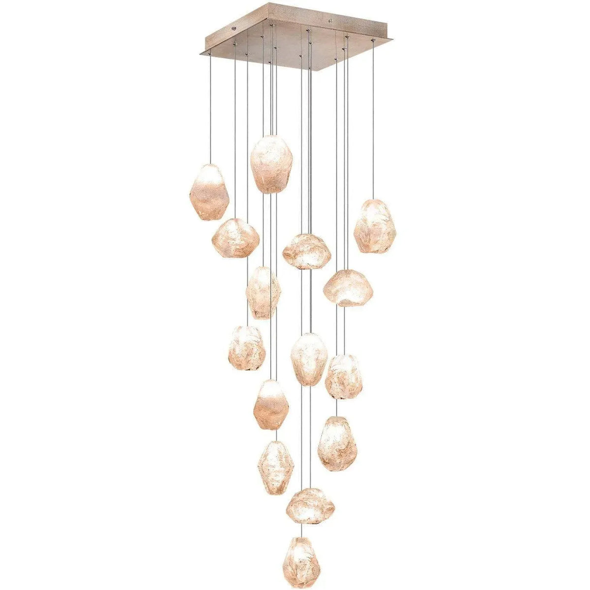 Fine Art Handcrafted Lighting - Natural Inspirations 19-Inch 15 Light Pendant - 853040-24LD | Montreal Lighting & Hardware
