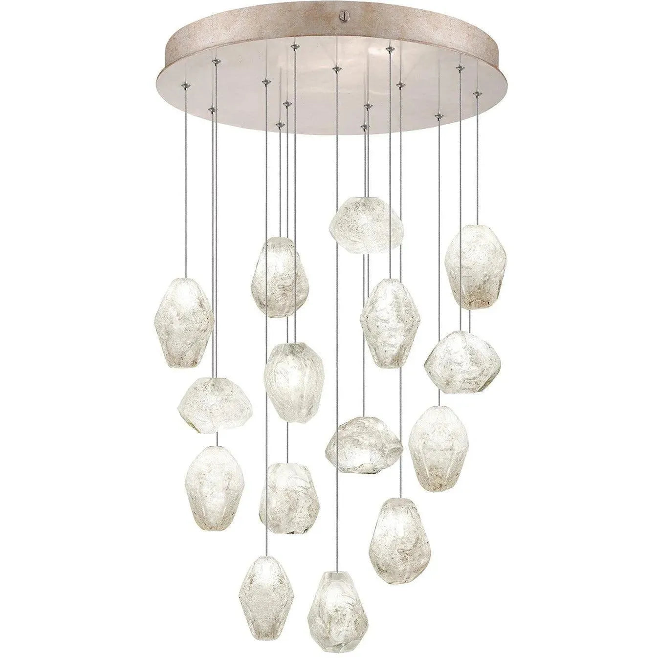 Fine Art Handcrafted Lighting - Natural Inspirations 21-Inch 15 Light Pendant - 853140-23LD | Montreal Lighting & Hardware
