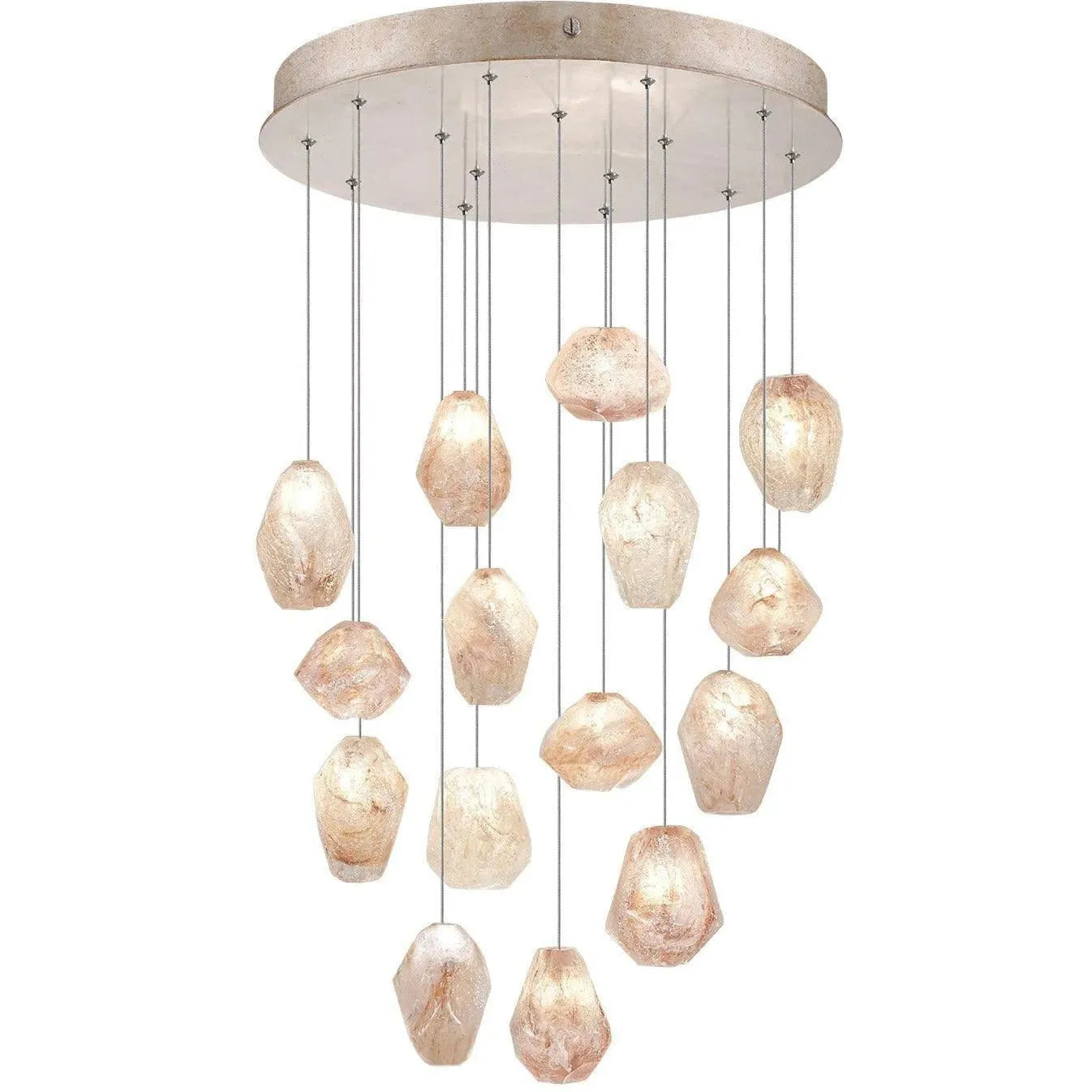 Fine Art Handcrafted Lighting - Natural Inspirations 21-Inch 15 Light Pendant - 853140-24LD | Montreal Lighting & Hardware
