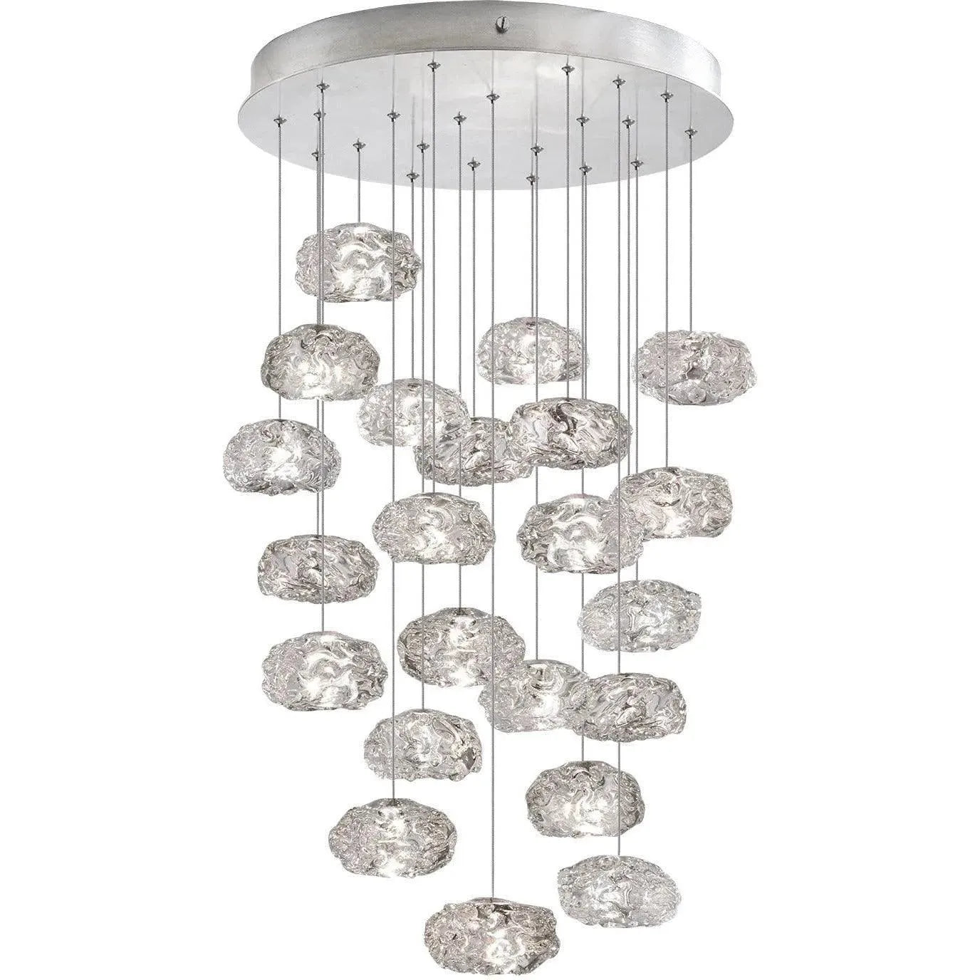 Fine Art Handcrafted Lighting - Natural Inspirations 24-Inch 22 Light Pendant - 853240-11LD | Montreal Lighting & Hardware