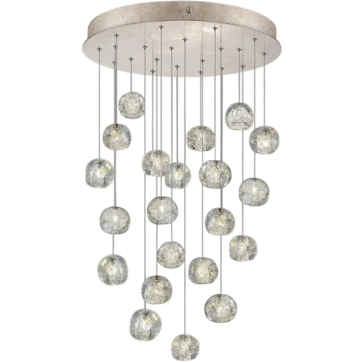 Fine Art Handcrafted Lighting - Natural Inspirations 24-Inch 22 Light Pendant - 853240-206LD | Montreal Lighting & Hardware