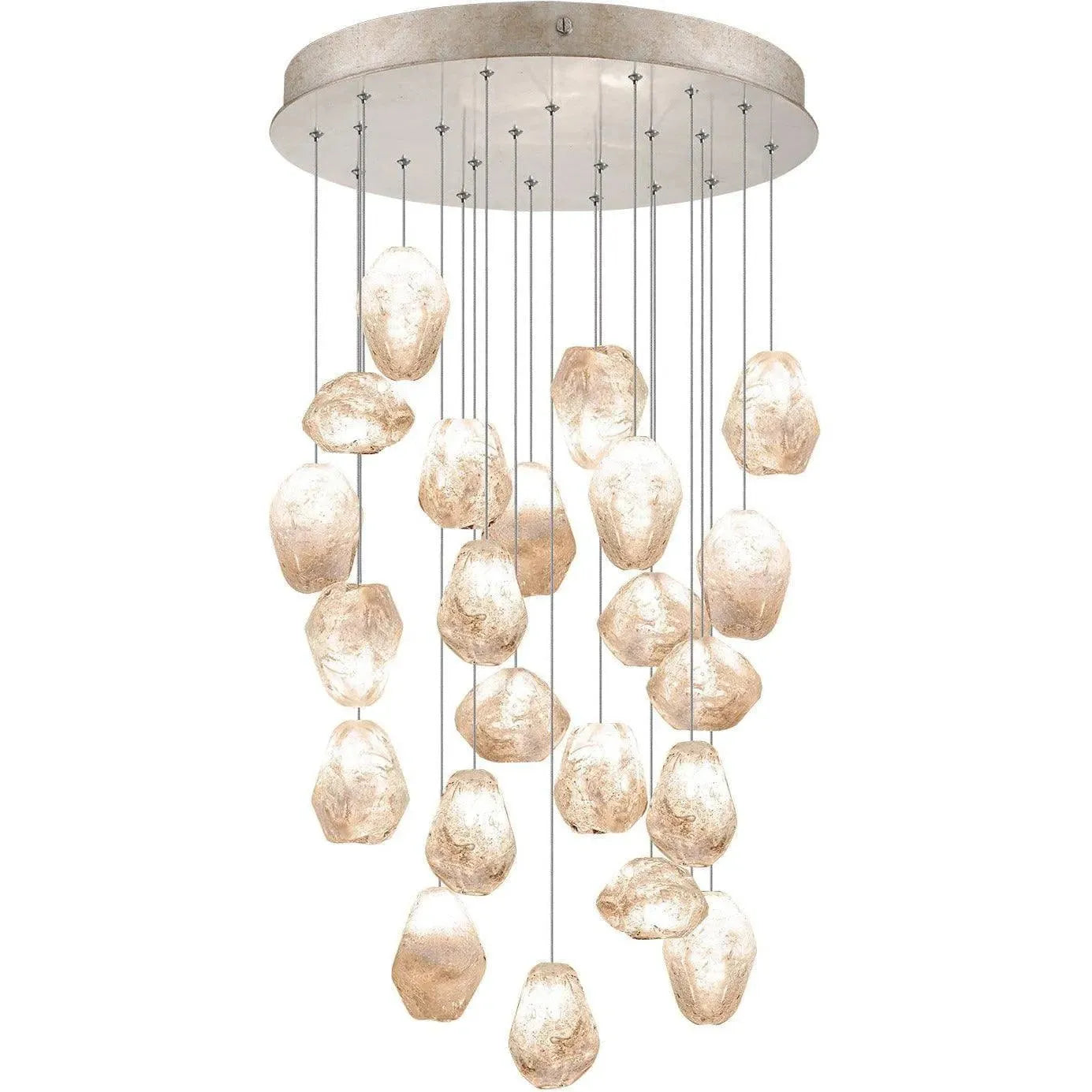 Fine Art Handcrafted Lighting - Natural Inspirations 24-Inch 22 Light Pendant - 853240-24LD | Montreal Lighting & Hardware