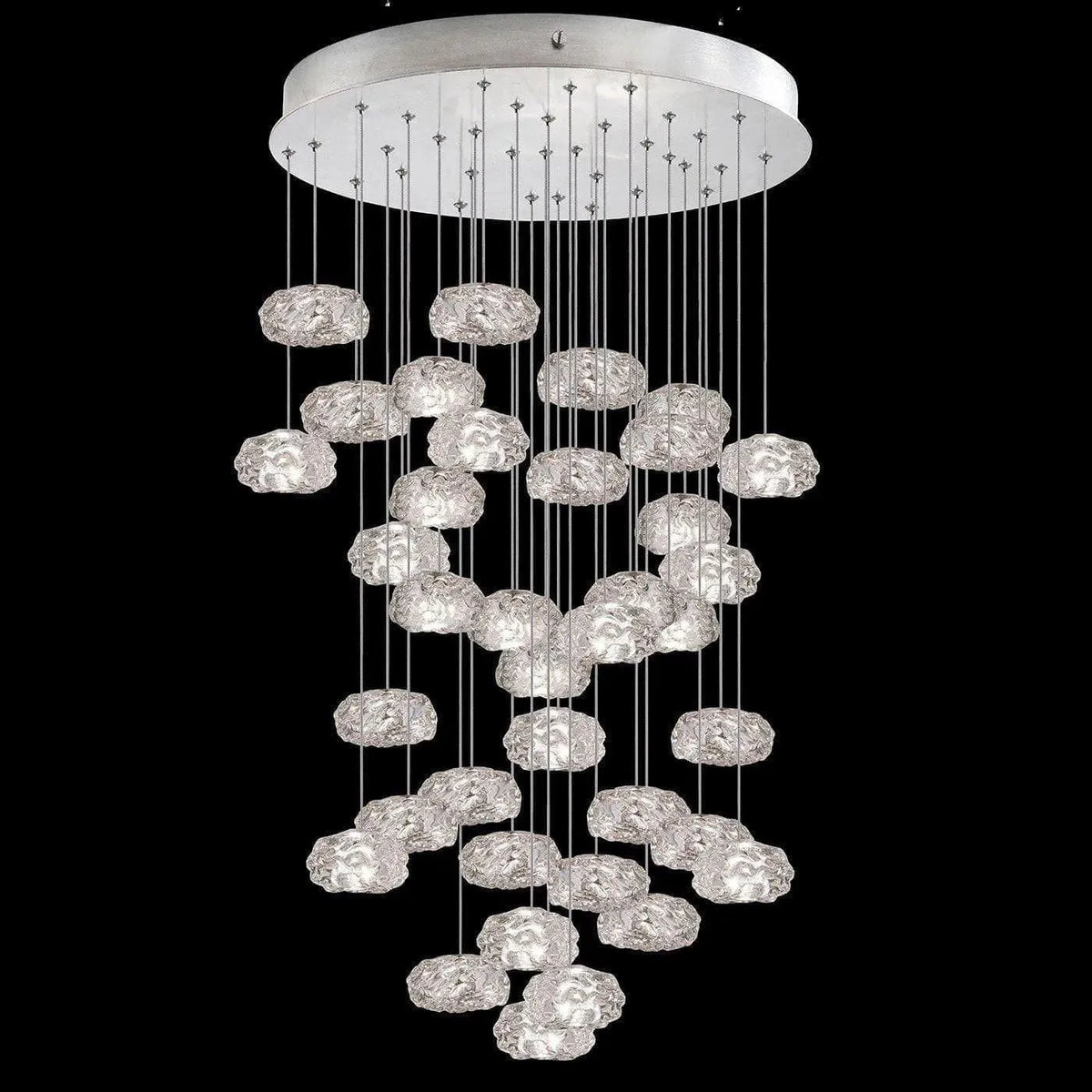 Fine Art Handcrafted Lighting - Natural Inspirations 34-Inch 36 Light Pendant - 853440-11LD | Montreal Lighting & Hardware